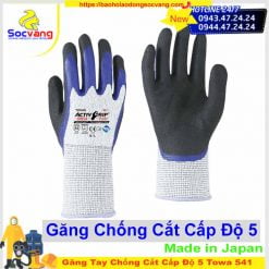găng tay chống cắt - chống dầu Towa 541