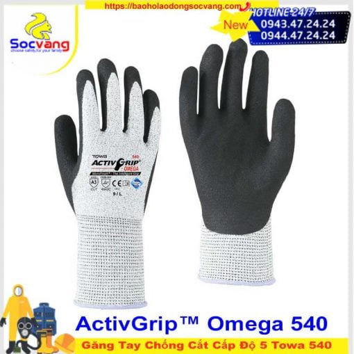 Găng tay chống cắt- chống đầu towa 540