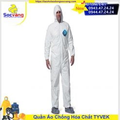 Quần áo bảo hộ chống hóa chất dupon tyvek
