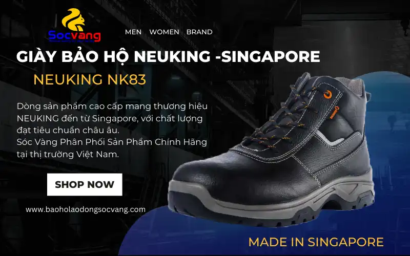 Giày bảo hộ Neuking NK83 sóc Vàng