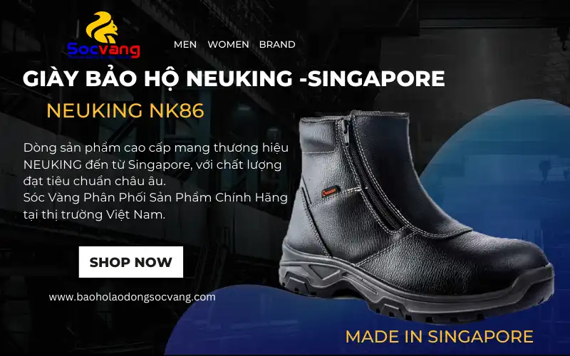 Giày bảo hộ Neuking NK86 sóc Vàng